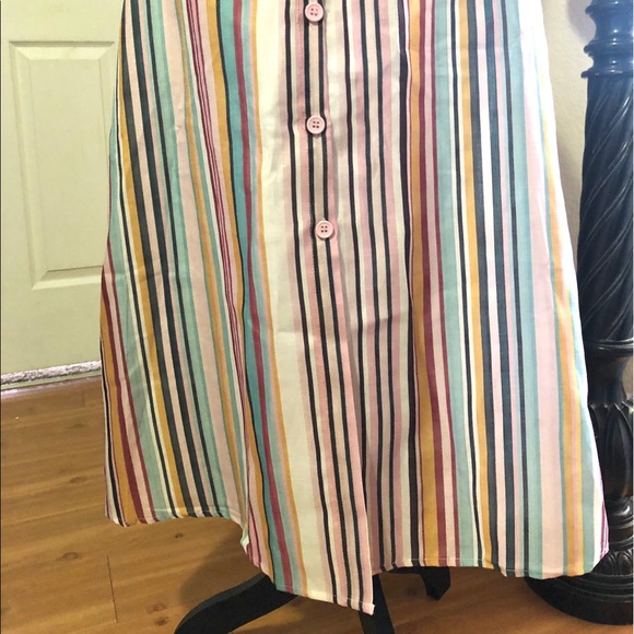 Goodnight Macaroon Button Down Skirt! - Picture 6 of 7